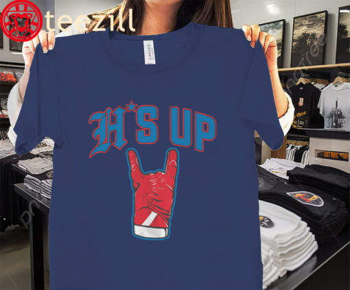 THE Houston Football H's Up TEE SHIRT