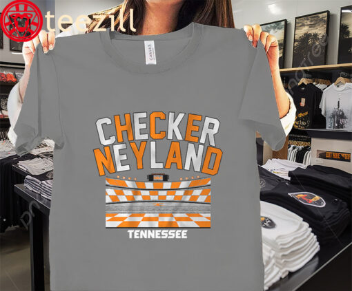 The Checker Neyland Tennessee Football Tee Shirt
