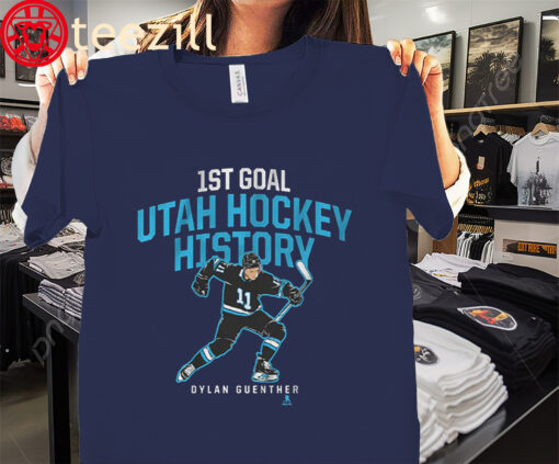 The Dylan Guenther Scores 1st Goal Utah Hockey Club Tee Shirt