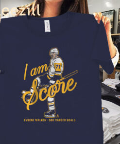 The I Am And Score Evgeni Malkin- 500 Goals Shirt