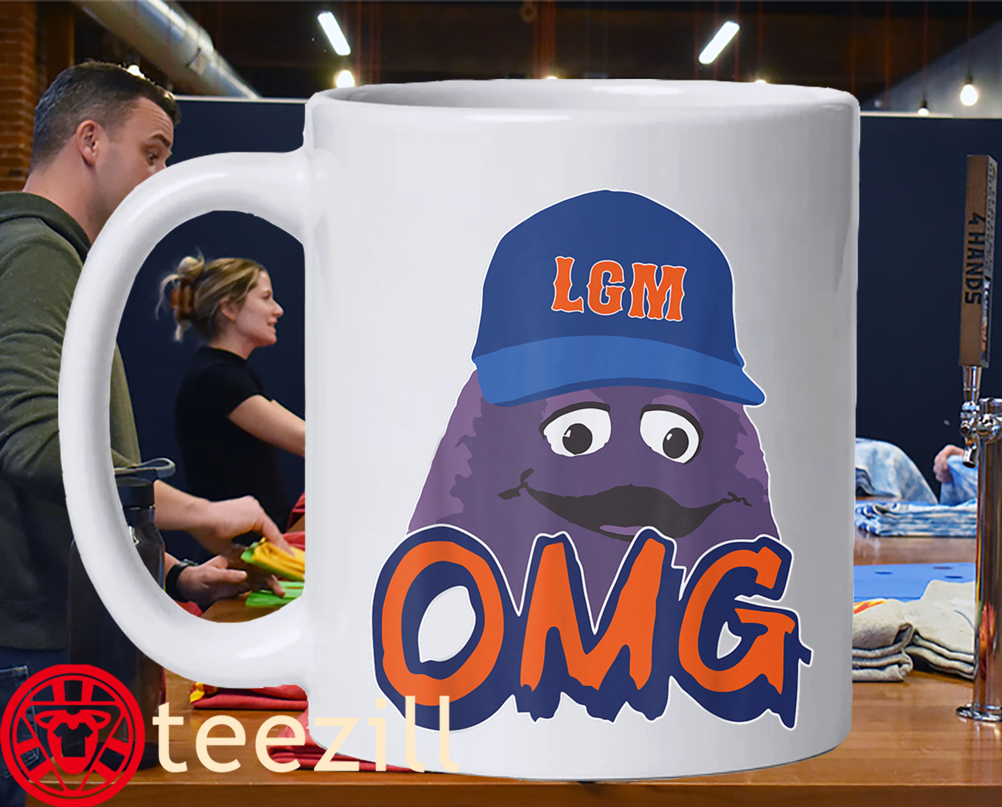 The New York OMG LFGM Tee Shirt - Image 4