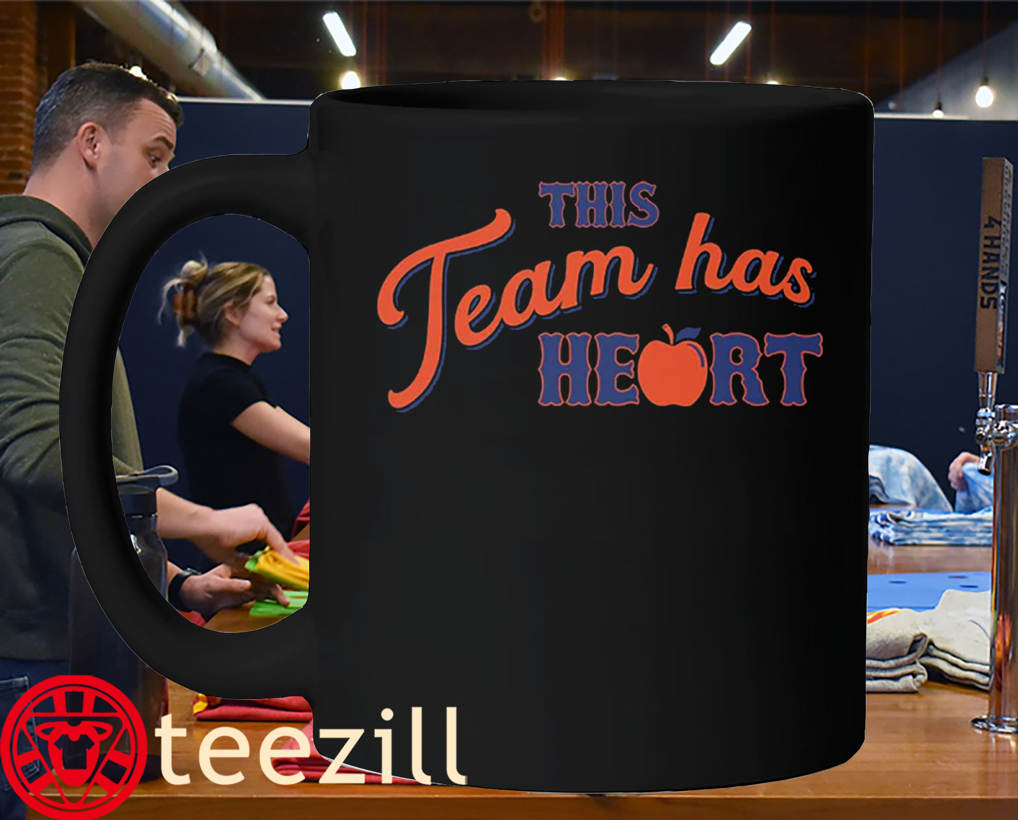 The This Team Has Heart Tee Shirt - Image 4
