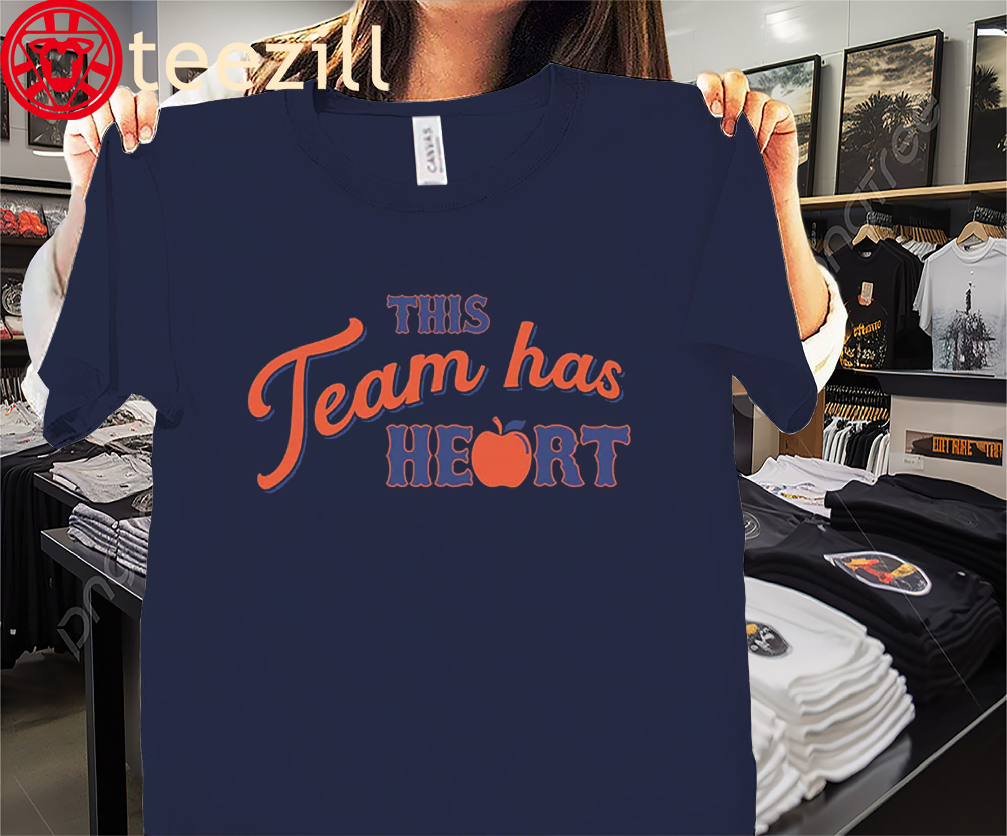 The This Team Has Heart Tee Shirt