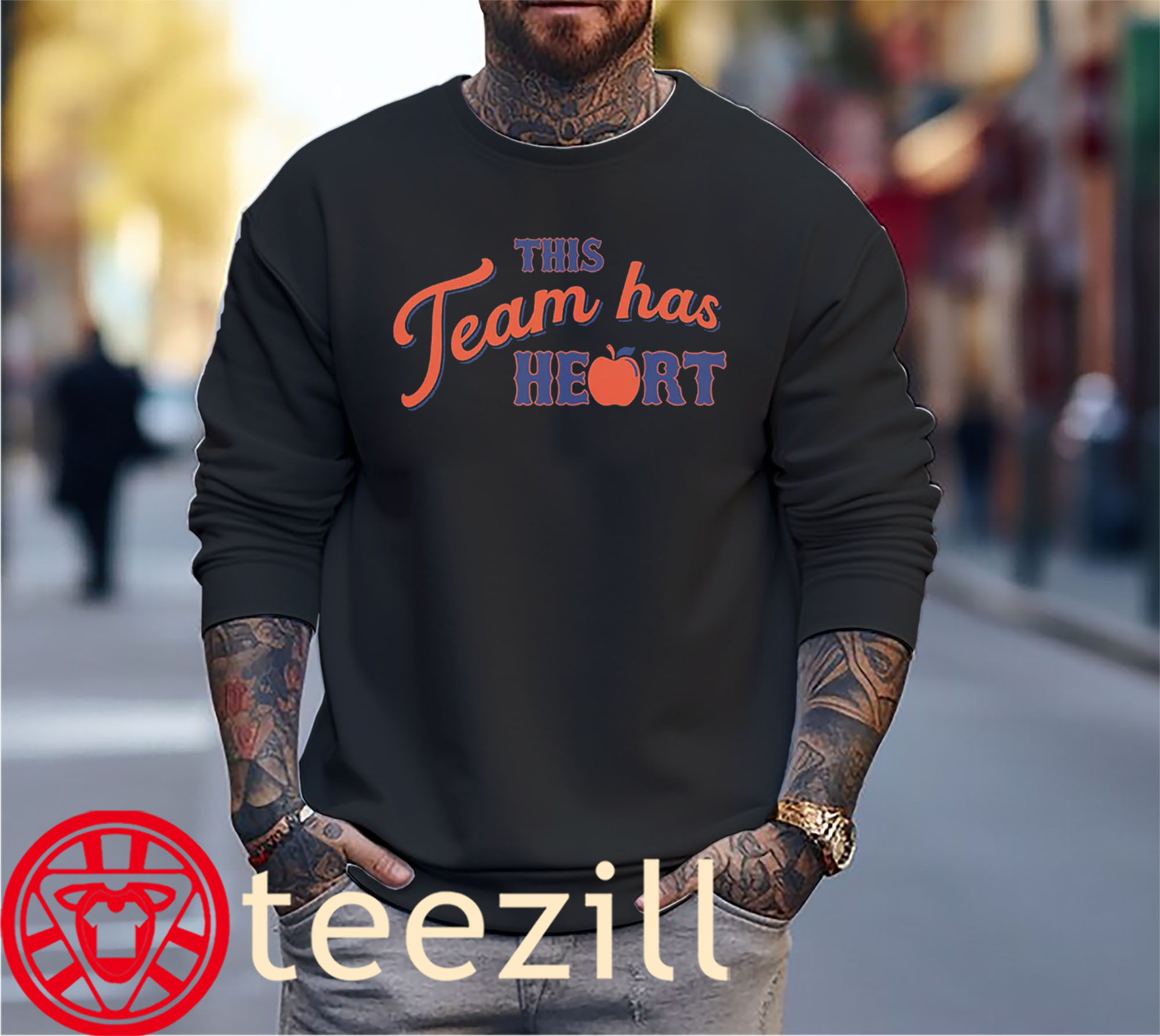 The This Team Has Heart Tee Shirt - Image 3