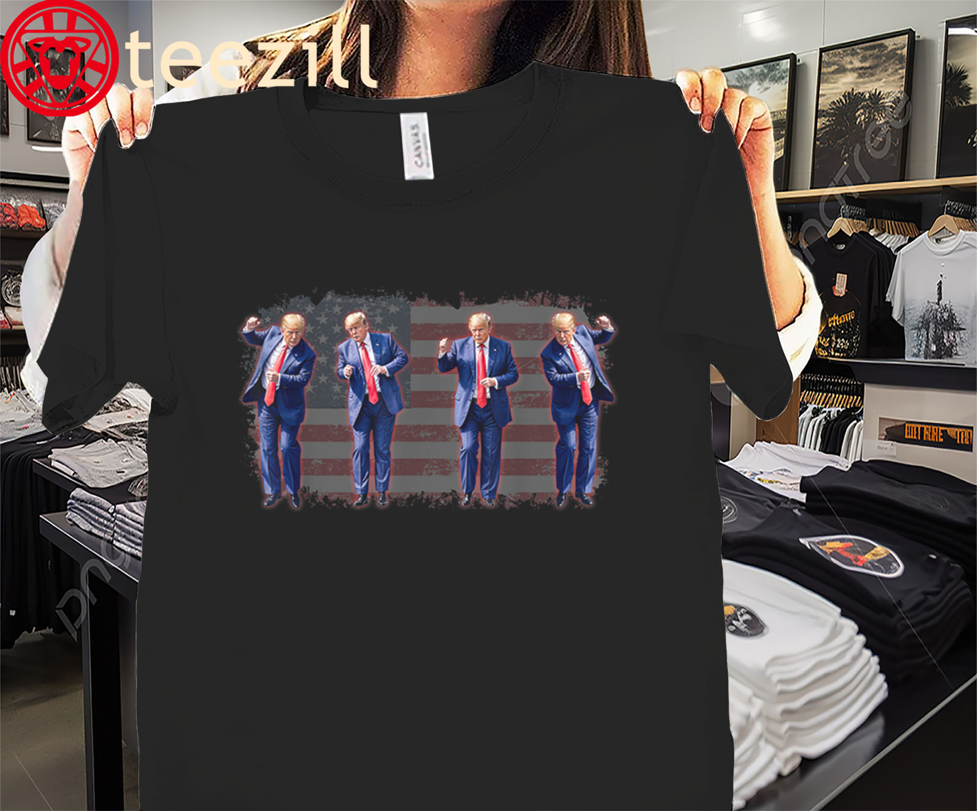 Donald Trump Dance- Save America- Trump 2024- Trump 45 47- Funny Trump Tee Shirt