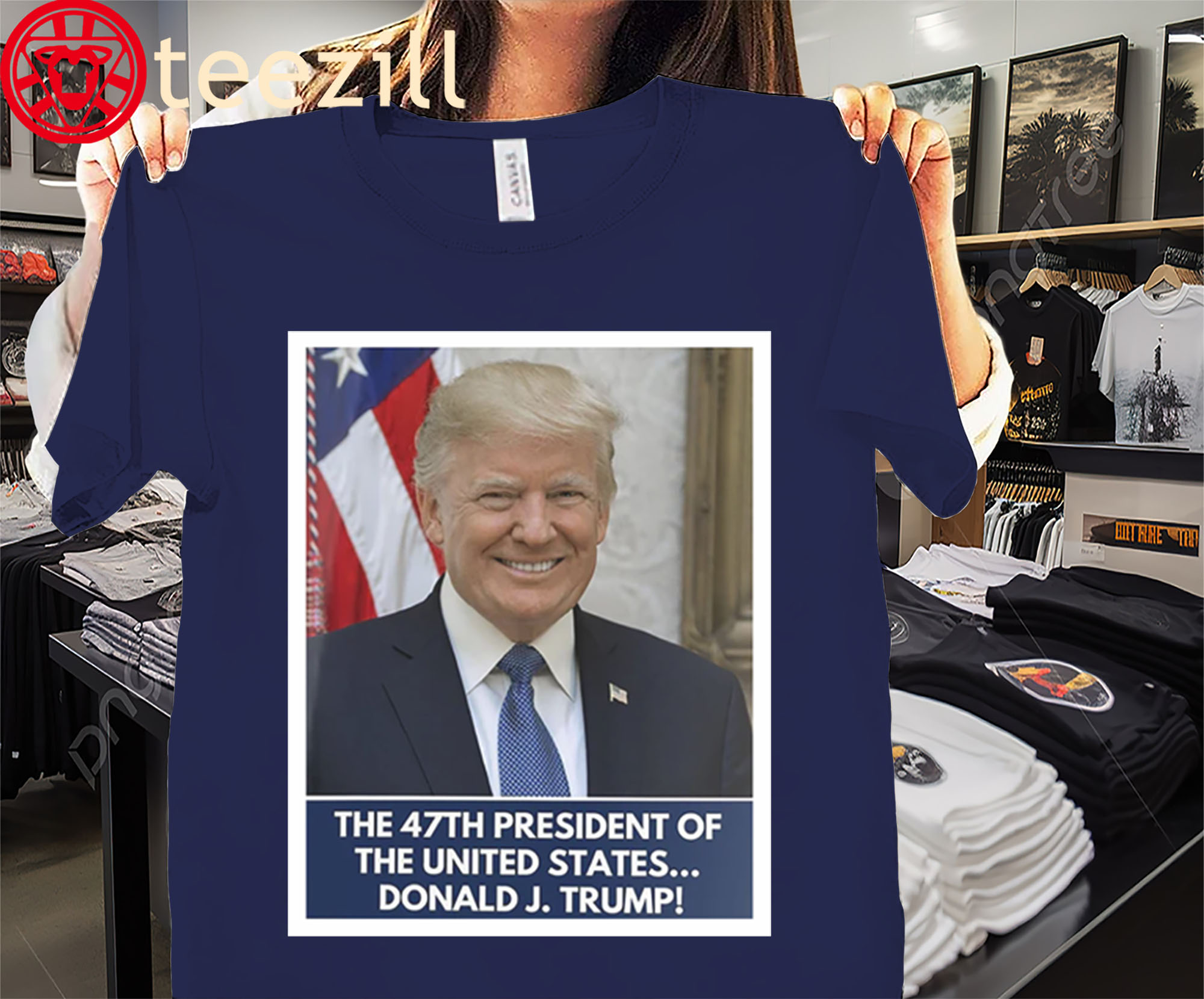 Posters Donald Trump is 47th President of the United States Won 2024 Shirt