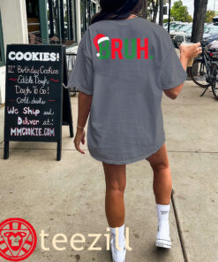 The Bruh Meme Funny Saying Bro Greeting Christmas Tee Shirt