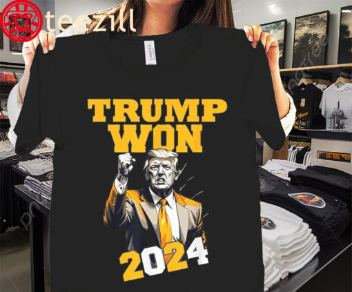 The Donald Trump Won 2024 Tee Shirt