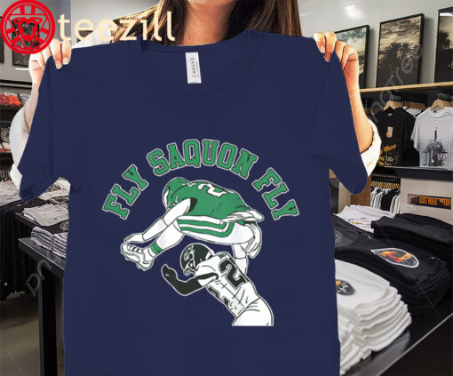 The Fly Saquon Fly Eagles Barkley The Reverse Hurdle Shirt