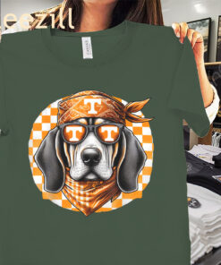 The Orange Blooded Tennessee Hound Native Home Tee Shirt