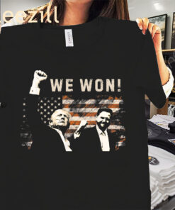 The Trump Vance We Won Win Inauguration Day 2025 47th President Tee Shirt