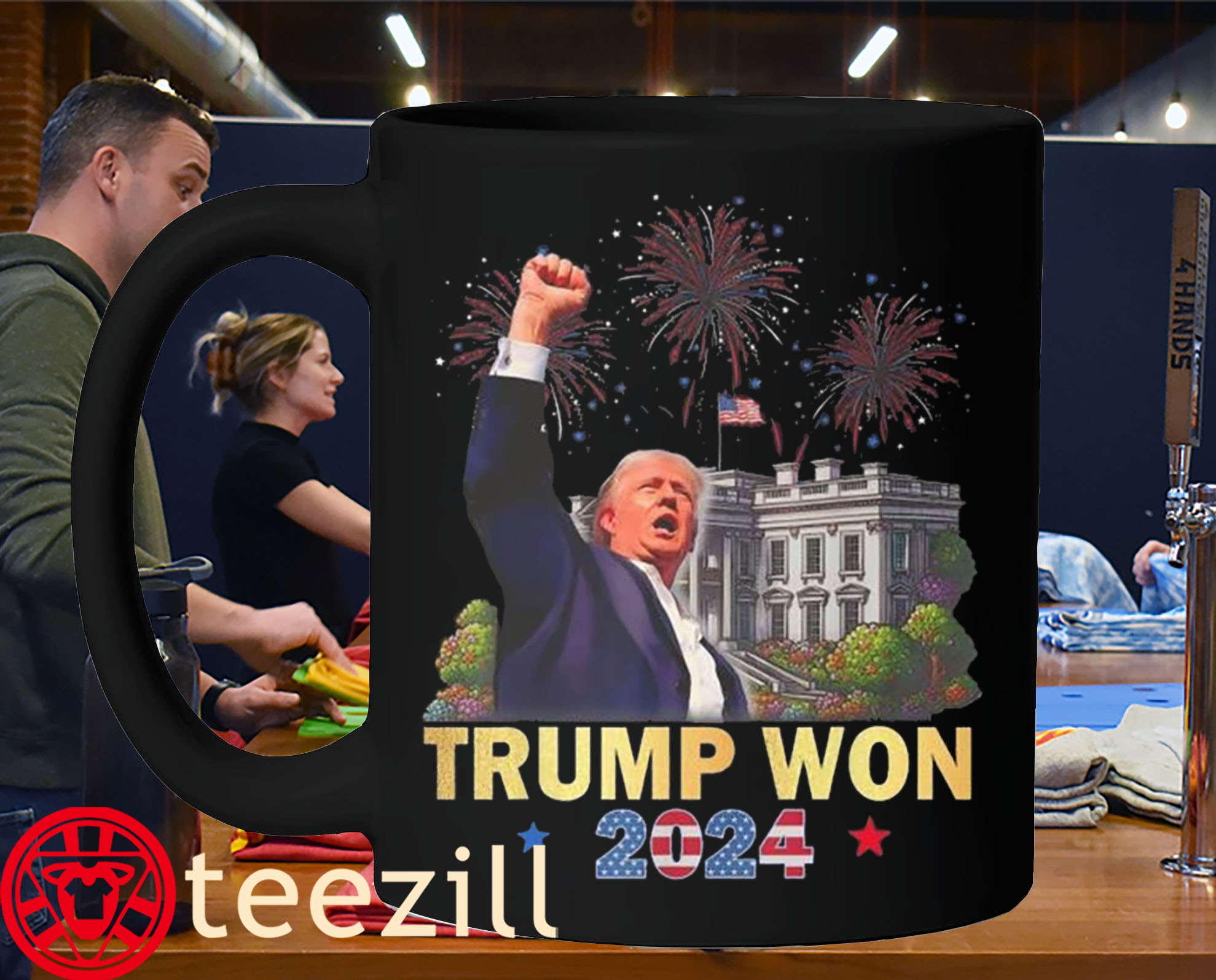 The Trump Won 2024 Trump 47th President Winning Election Tee Shirt - Image 4