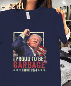 The USA Trump 2024 Election Proud To Be Garbage Vote Trump President Shirt