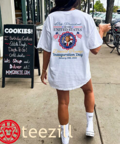 The Inauguration Day 2025 Memorabilia President Donald Trump Tee Shirt