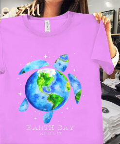Earth Day Of Restore Earth Sea Turtle Shirt