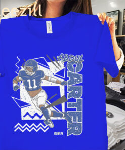 Abdul Carter: New York 90s Style Shirt- New York Football