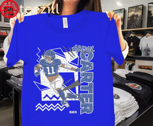 Abdul Carter: New York 90s Style Shirt- New York Football