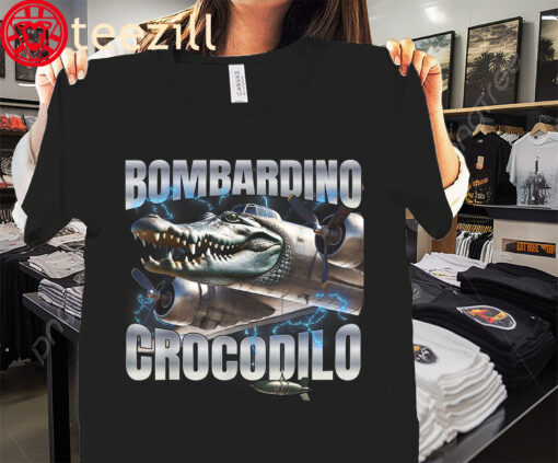 Bombardilo Crocodile Tee Italian Brainrot Bombardino Crocodilo Shirt