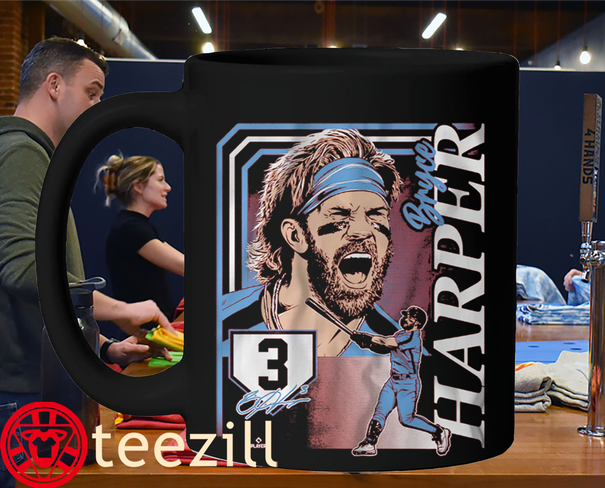 Bryce Harper Collage Frame Tee Shirt Phillies Baseball - Image 5