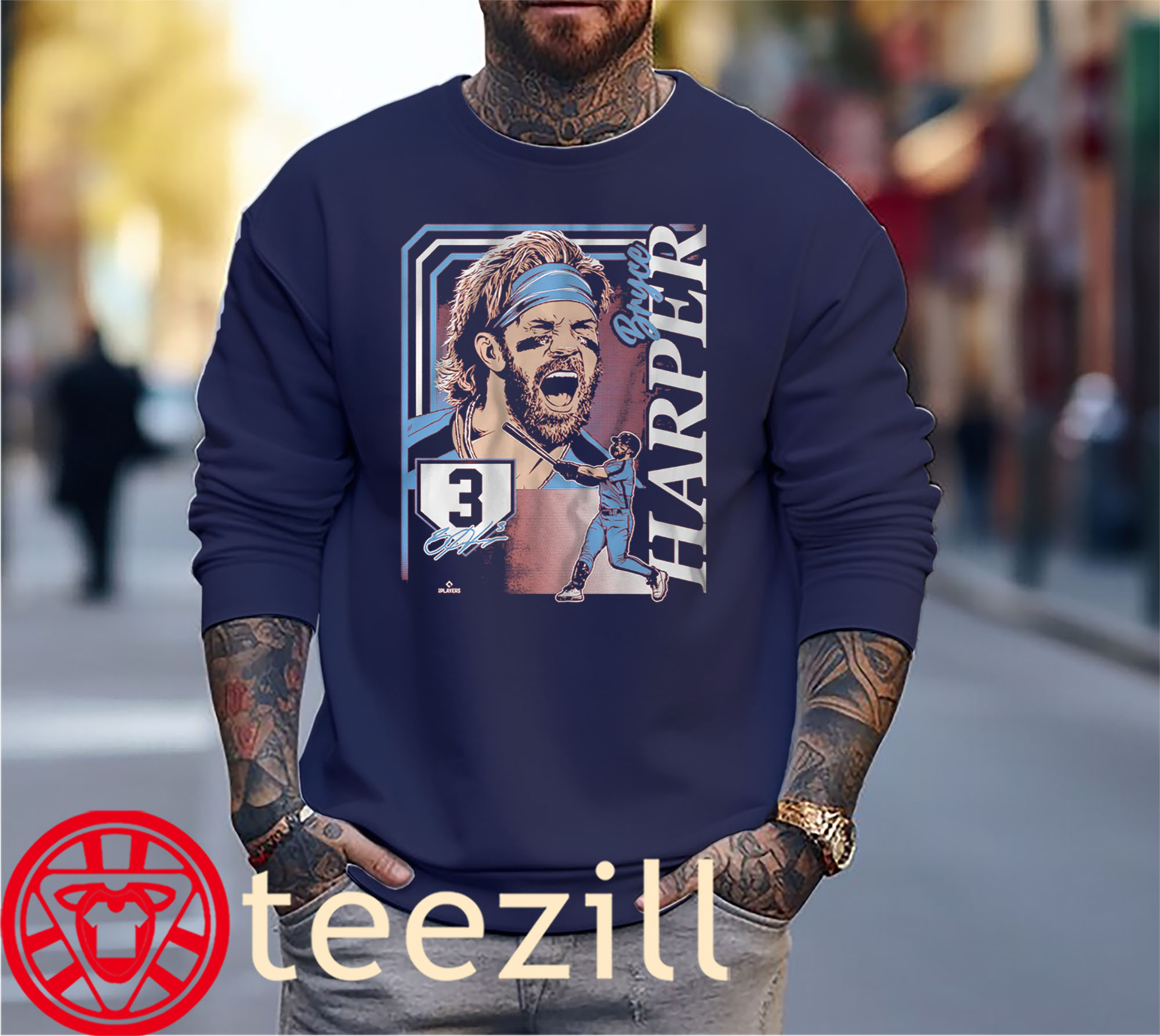 Bryce Harper Collage Frame Tee Shirt Phillies Baseball - Image 4