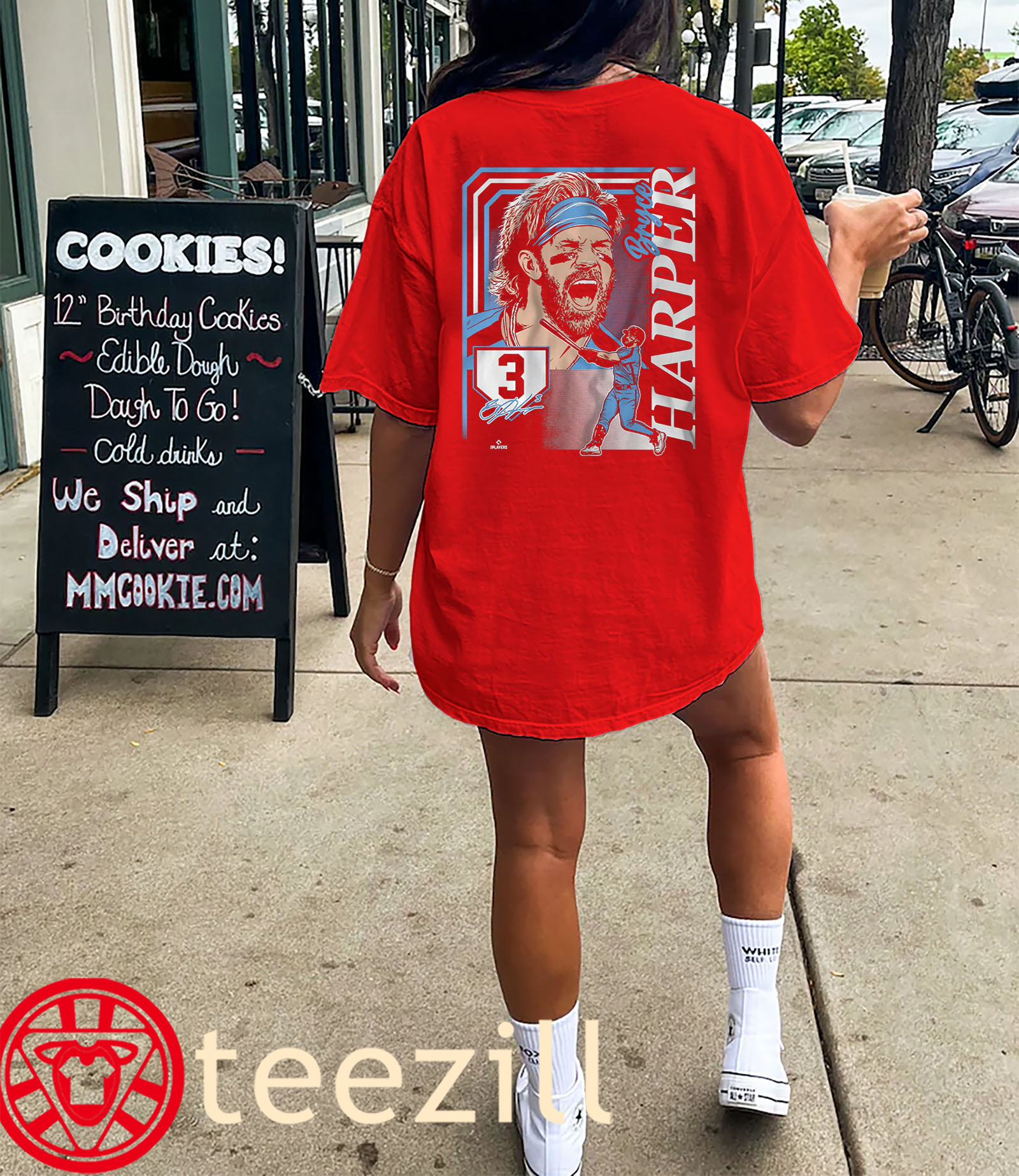 Bryce Harper Collage Frame Tee Shirt Phillies Baseball - Image 3