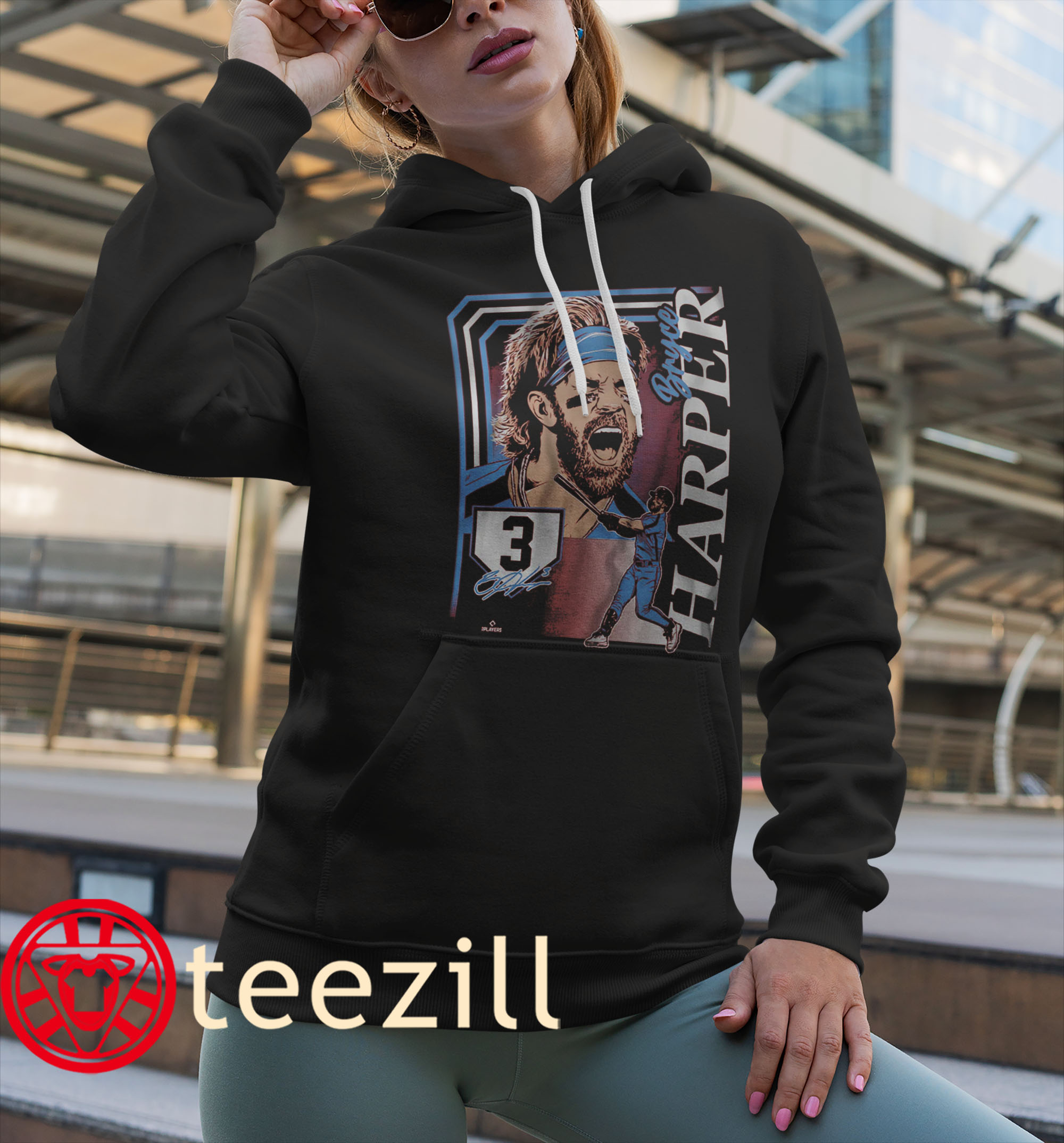 Bryce Harper Collage Frame Tee Shirt Phillies Baseball - Image 2