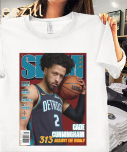 Cade Cunningham 313 Against The World Tee Shirt