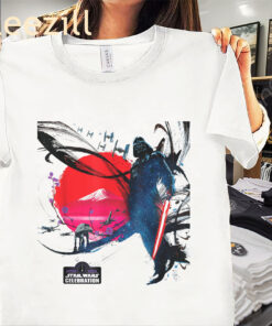 Logo Star Wars Celebration Japan 2025 Key Art Darth Vader Tee Shirt