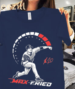 Max Fried Power Pitch Shirt- NY Yankees Baseball