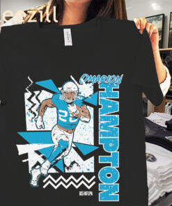 Omarion Hampton 90s Style Los Angeles Tee Shirt