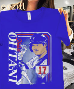 Shohei Ohtani Collage Frame Tee Shirt- Los Angeles Baseball