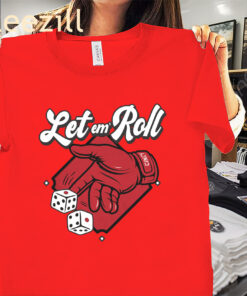 The Let Em' Roll Cincinnati Baseball Tee Shirt