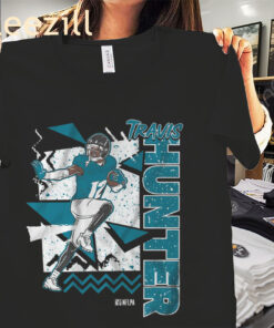 Travis Hunter: Jacksonville 90s Style Shirt- Jacksonville Jaguars