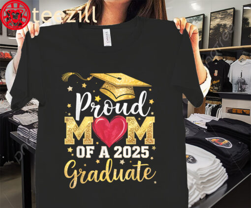 2025 Senior Mom Shirt Proud Mom Of A Class Of 2025 Tshirt