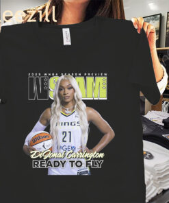 2025 WNBA DiJonai Carrington Ready To Fly Shirt