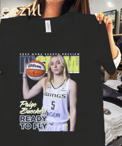 2025 WNBA WSLAM Paige Bueckers Ready To Fly T-Shirt