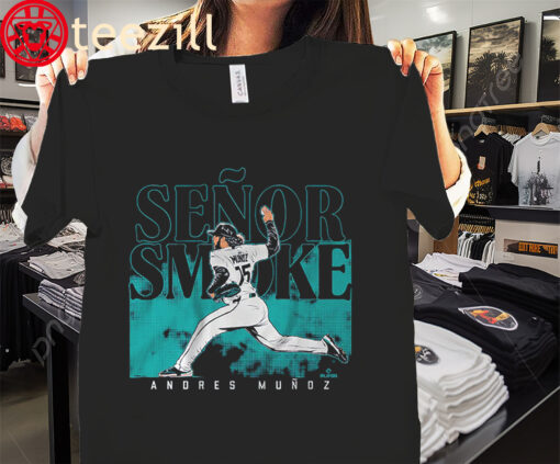 Andres Muñoz: Señor Smoke Shirt Seattle Baseball