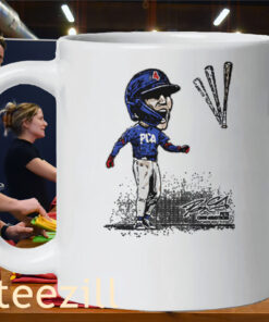 Batflip Pete Crow-Armstrong Chicago Cubs Signature Shirt Mug