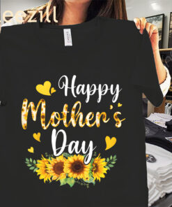 Cute Floral for Women Mom Happy Mothers Day Shirt