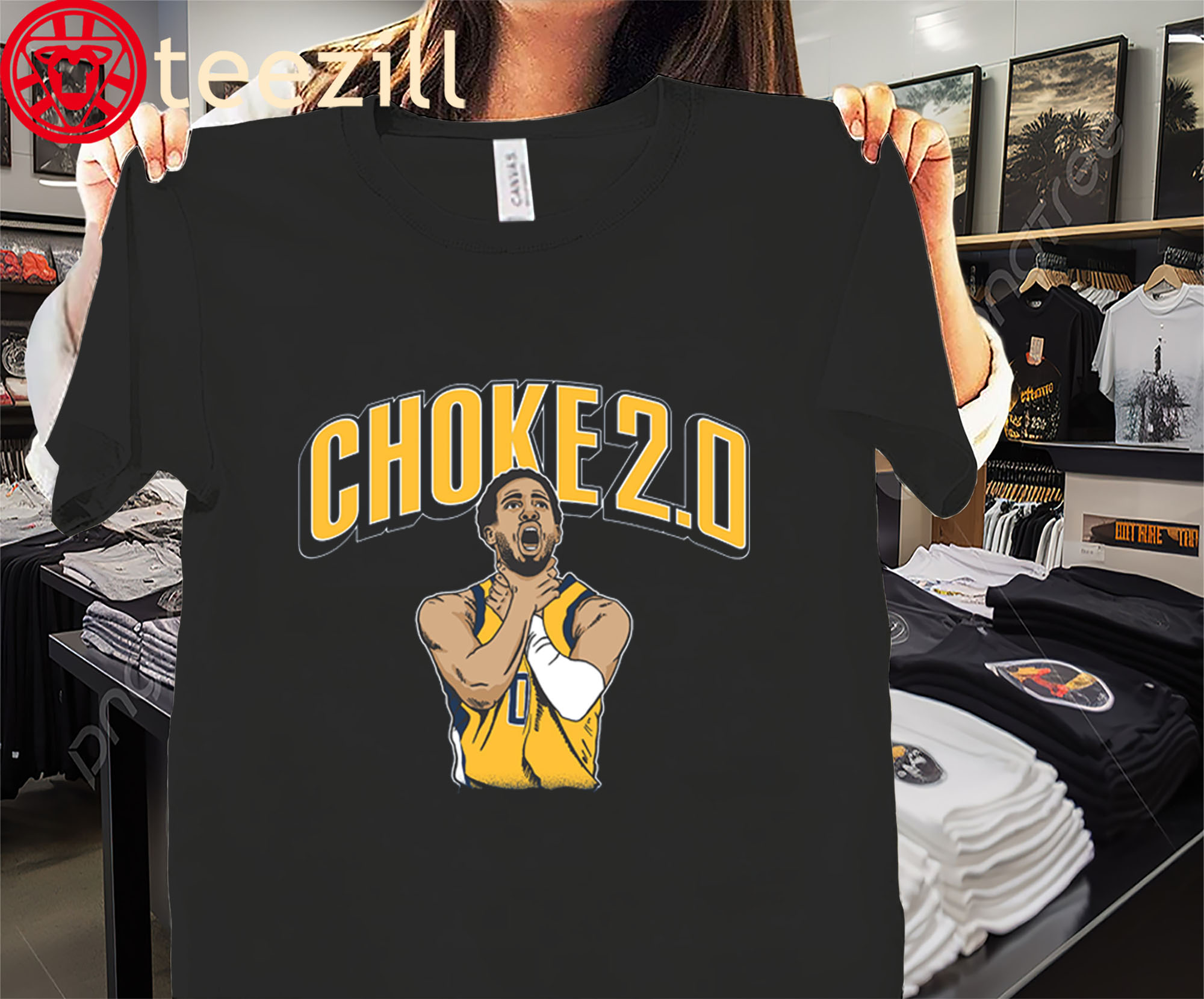 Danger Choke 2.0 Tee Shirt Indiana Basketball