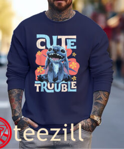 Alternative view of Disney Lilo & Stitch Movie Cute Trouble Stitch T-Shirt