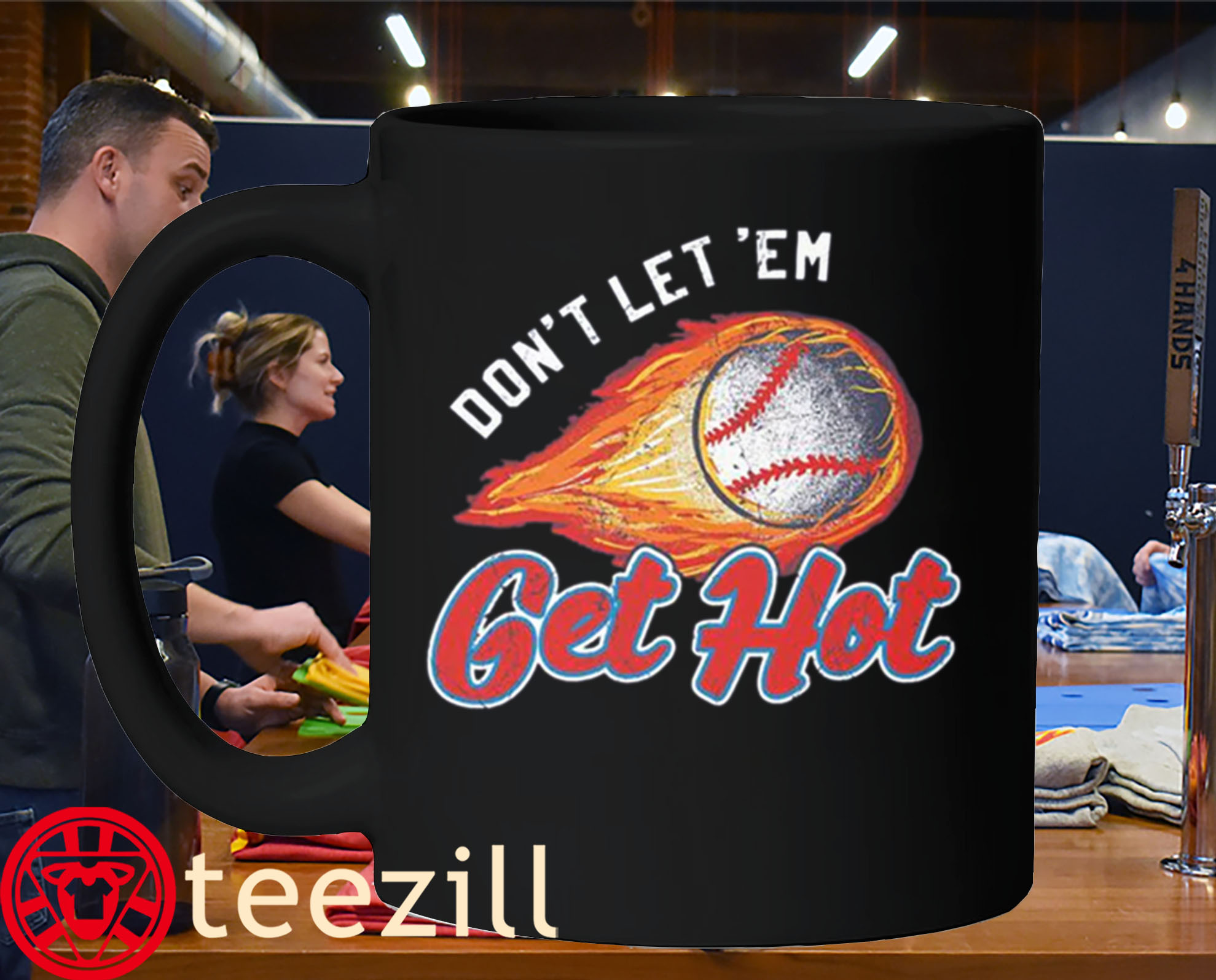 Don't Let Em MS Get Hot Mug Baseball