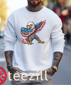 Eagle American Bald Eagle 4th of July Shirt men