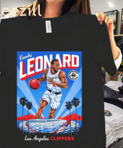 Graphic Kawhi Leonard Los Angeles Clippers Basketball Shirt