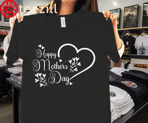 Happy Mother's Day Shirt, 2025 Happy Mother's Day Heart Shirt, Mother's Day Gift, Mom Shirt Happy Day Tee