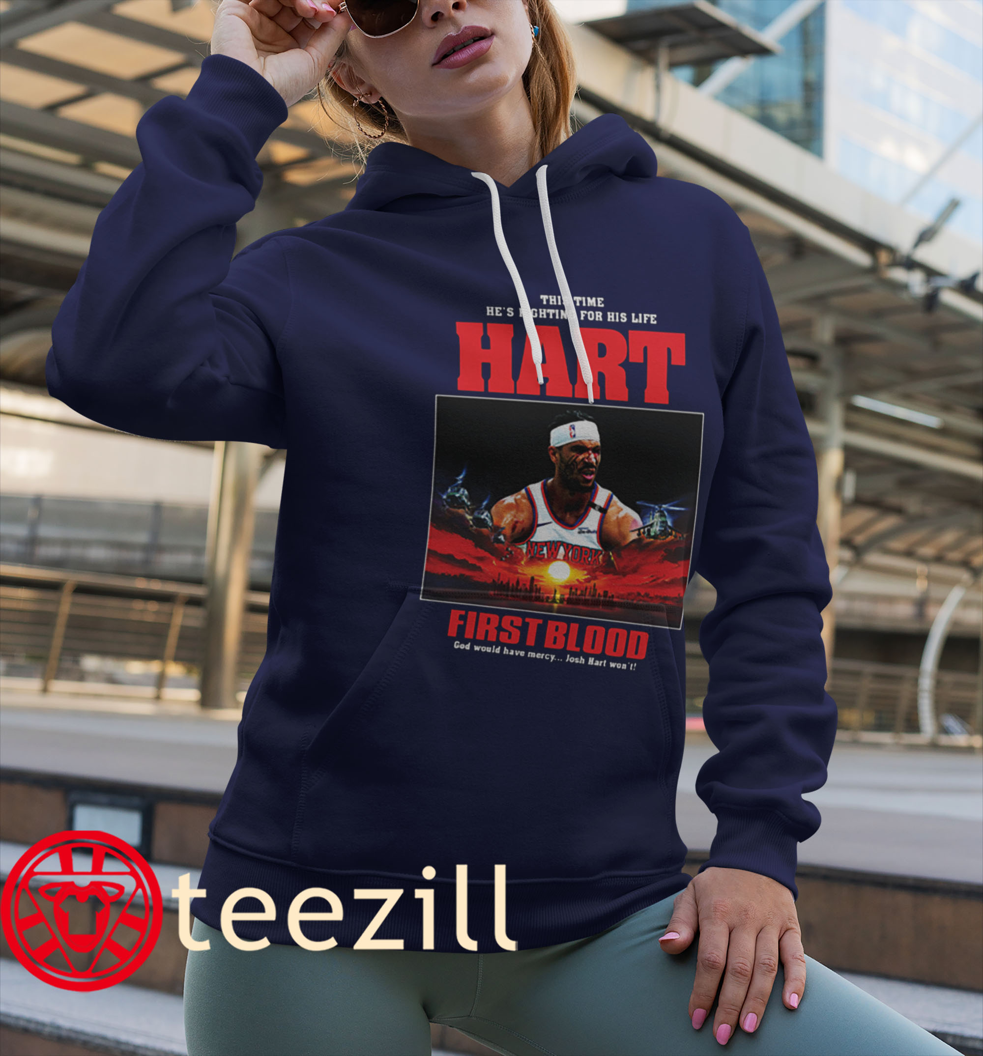 Hart Rambo First Blood TShirts New York Knicks