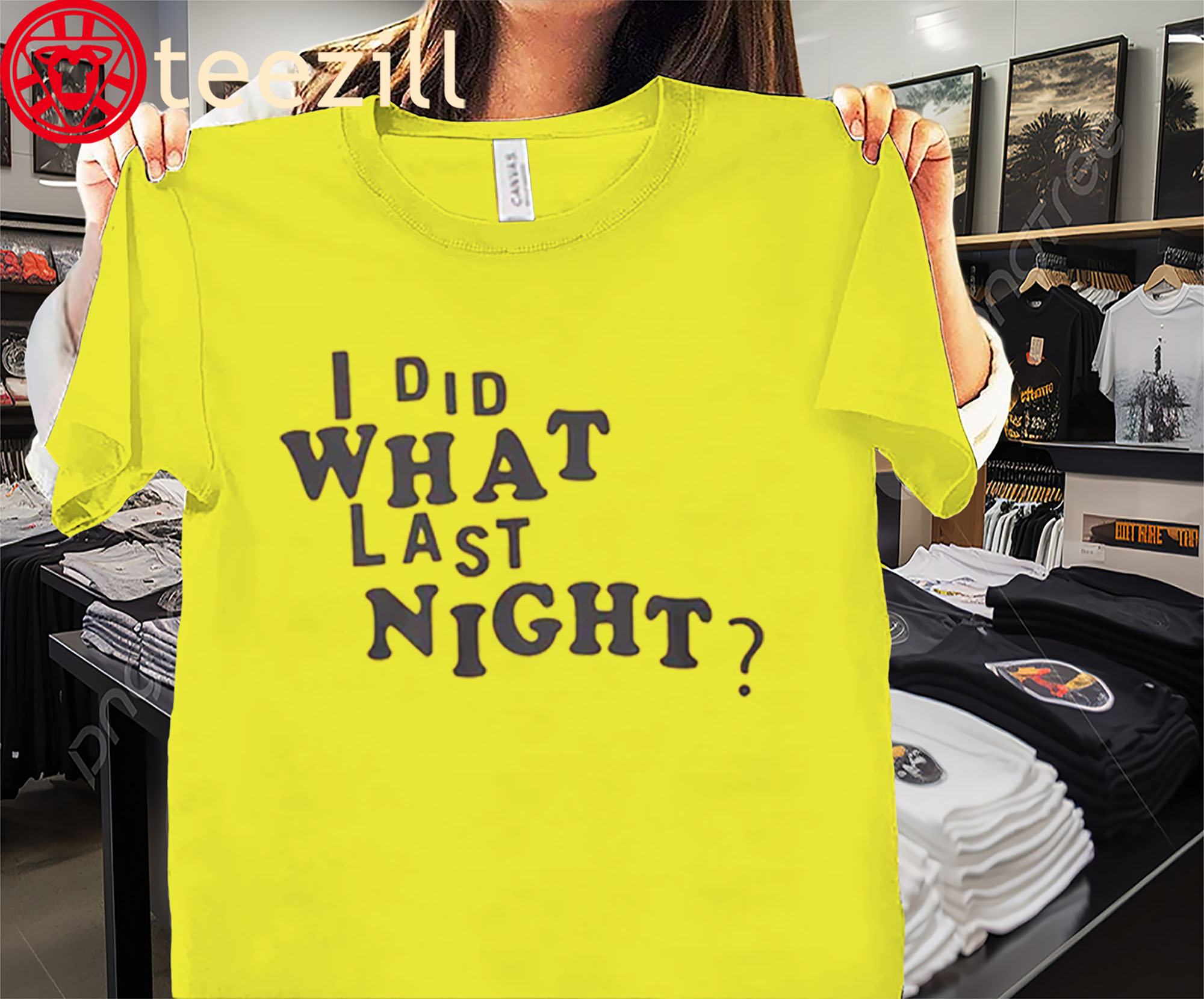 I Did What Last Night T-Shirt MV Lemonade