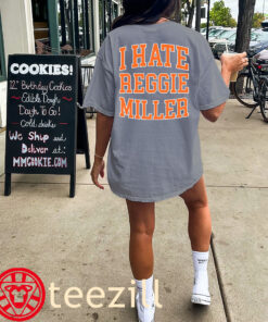 I Hate Reggie Miller Tee NY Knicks Fans Shirt classic