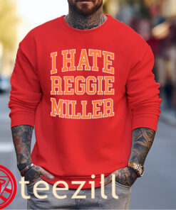 I Hate Reggie Miller Tee NY Knicks Fans Shirt men