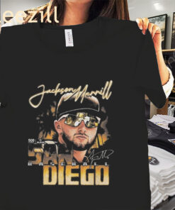 Jackson Merrill San Diego Grunge T-Shirt San Diego Baseball